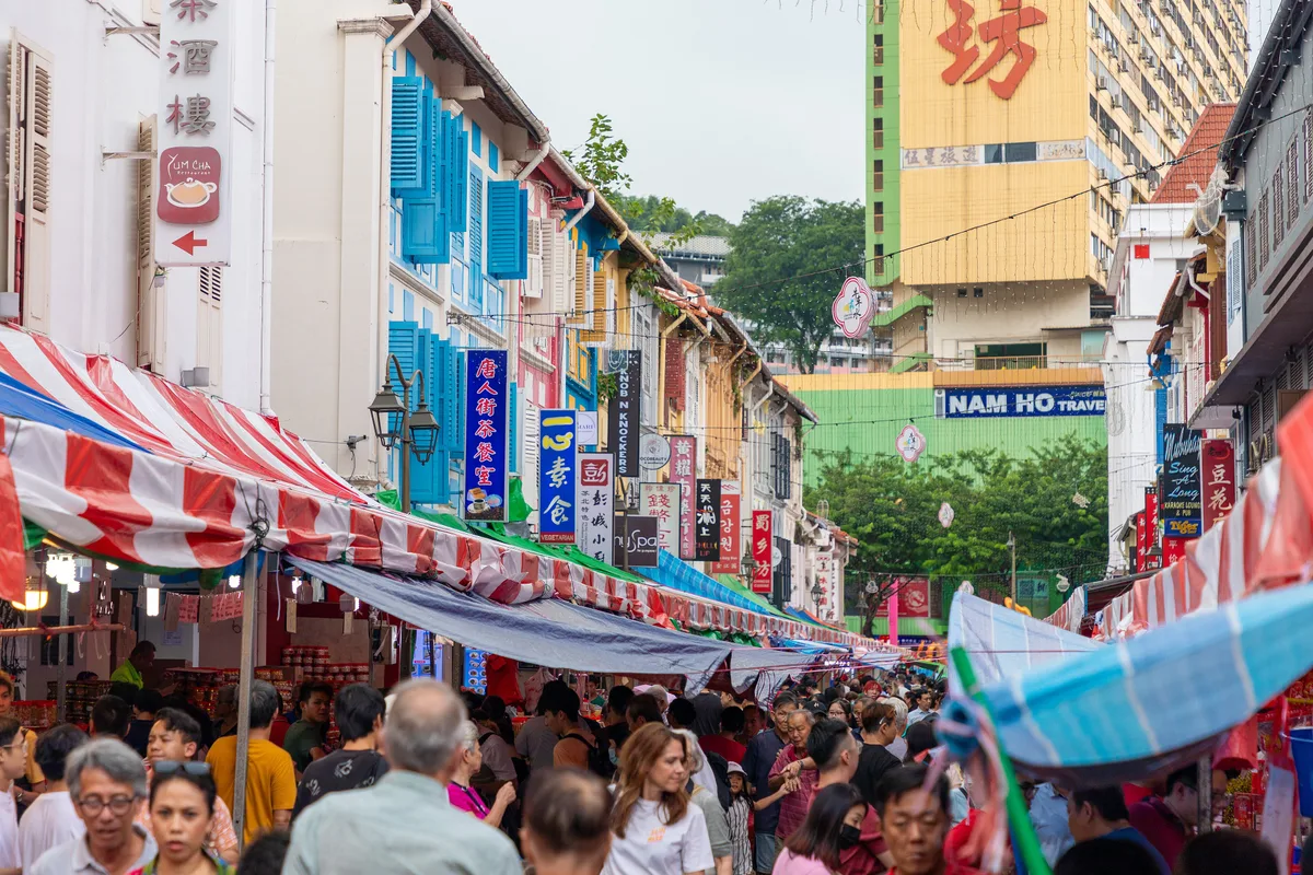 Chinatown Street Market in Chinatown, Singapore