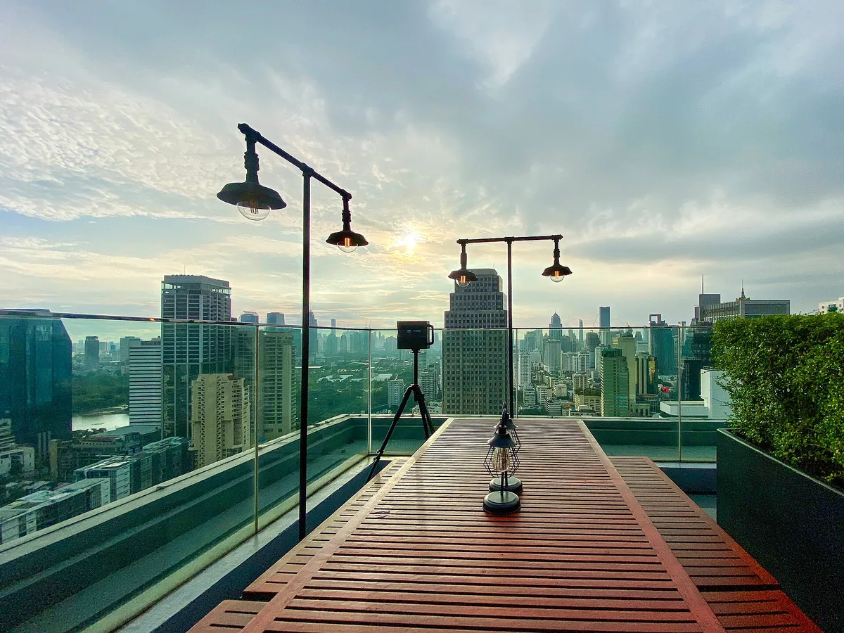 View Rooftop en Bangkok, Tailandia