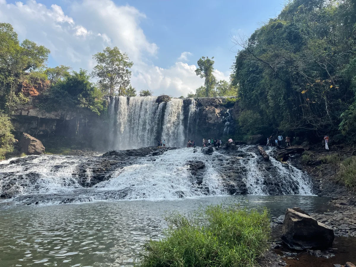 Bousra Waterfall in Sen Monorom, Cambodia