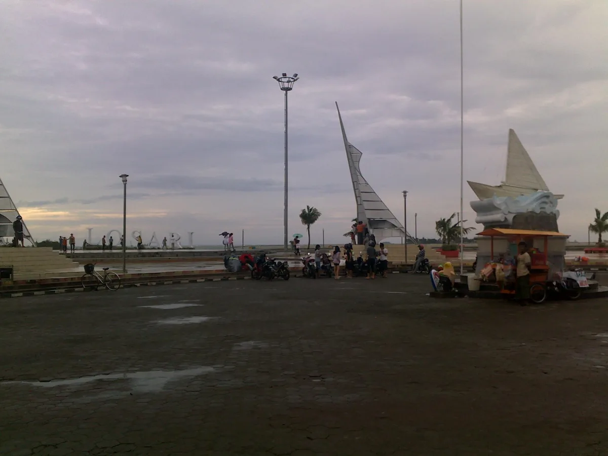 Pantai Losari in Makassar, Indonesia