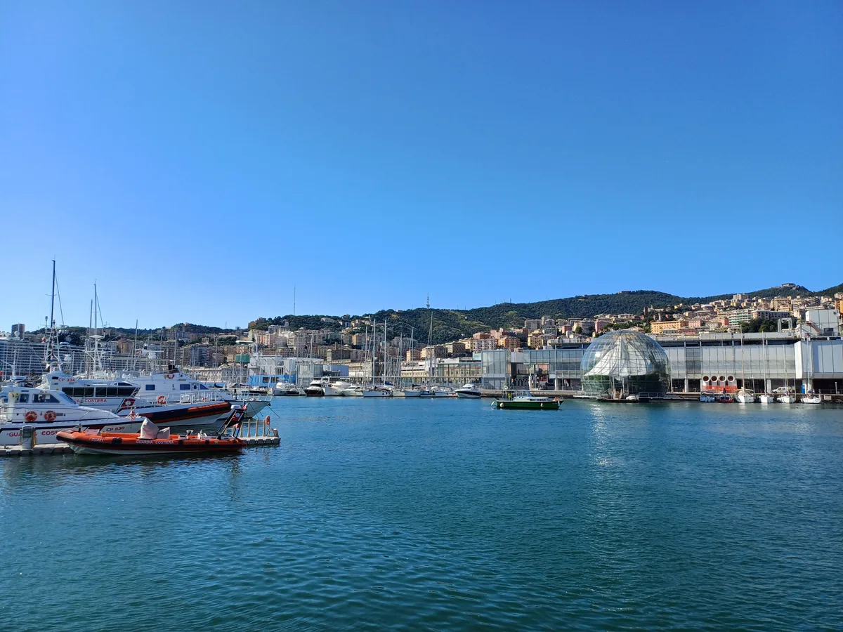 Porto Antico in Genoa, Italy