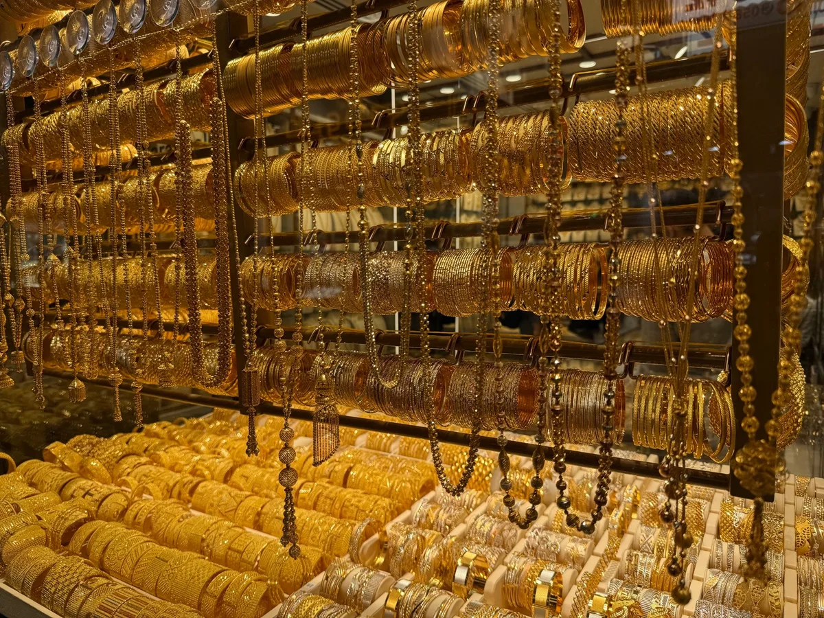 Dubai Gold Souk in Deira, United Arab Emirates
