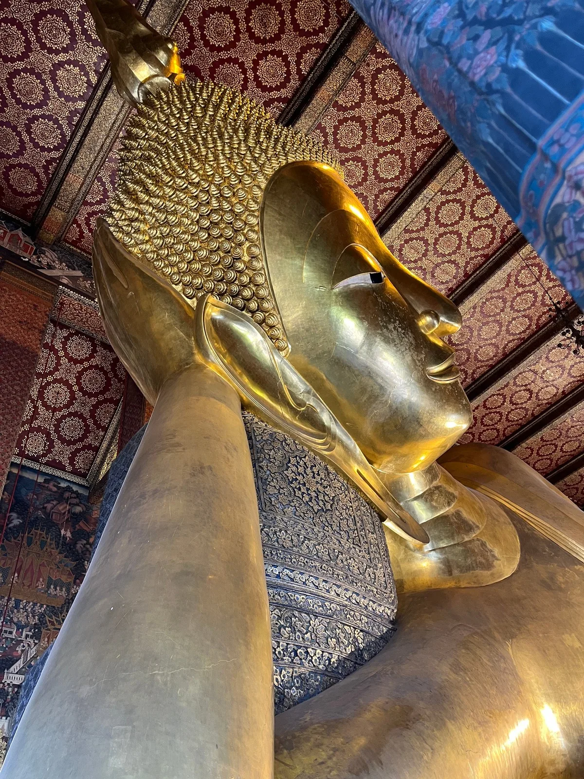 The Reclining Buddha in Bangkok, Thailand