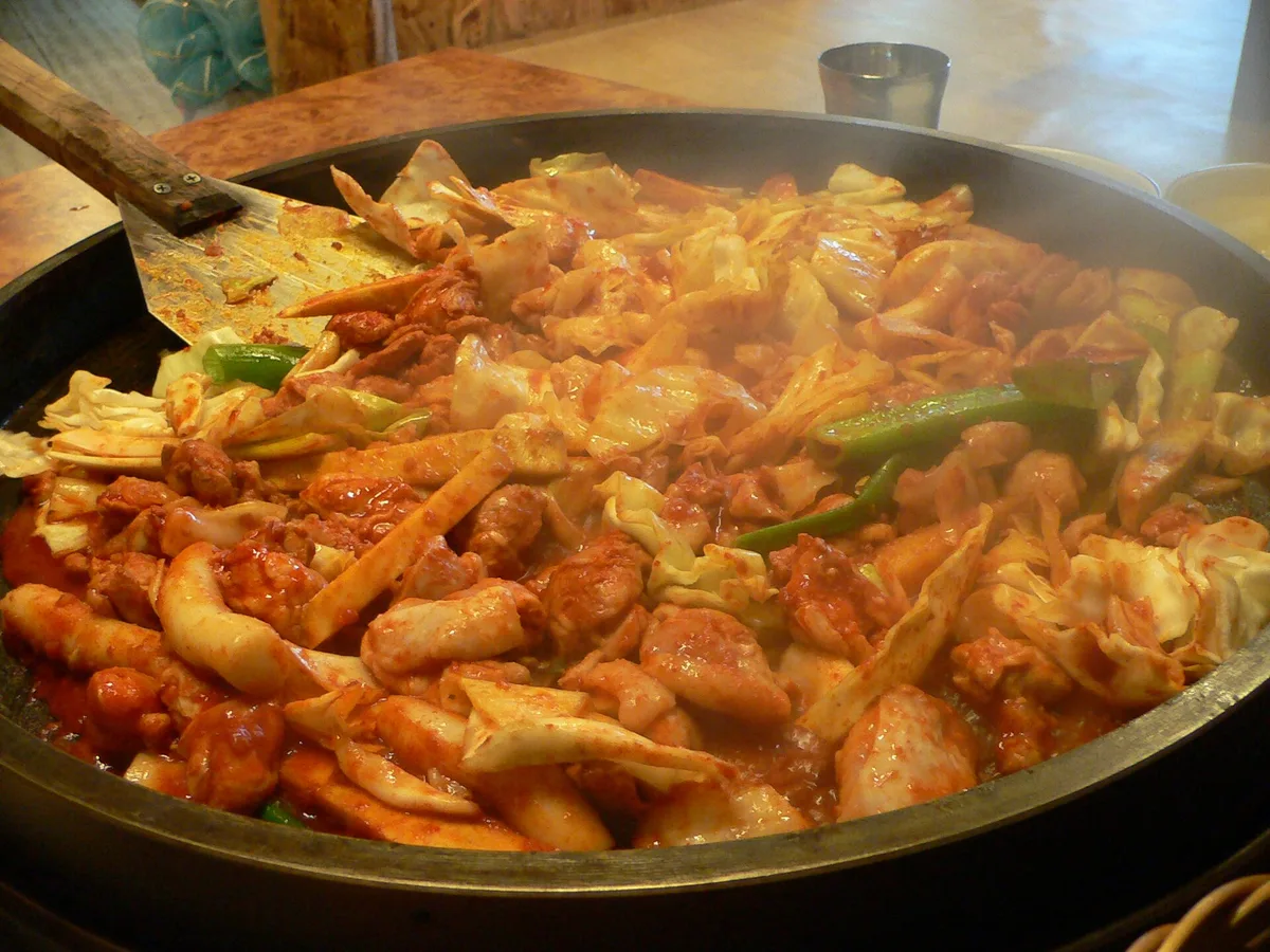 1.5 Dakgalbi in Chuncheon, South Korea