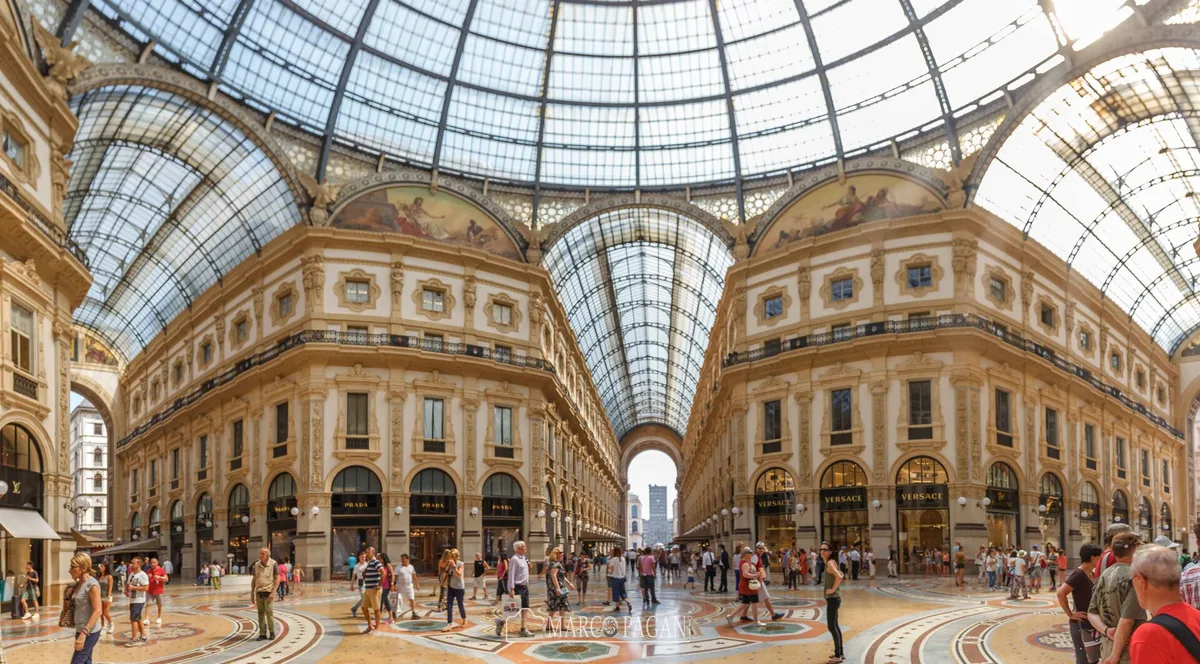 Galleria Vittorio Emanuele II in Milan, Italy