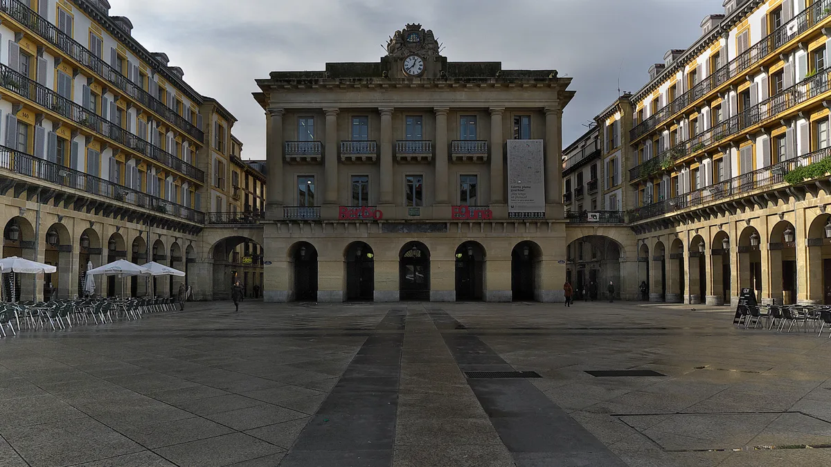 Plaza de la Constitución San Sebastian in San Sebastian, Spain