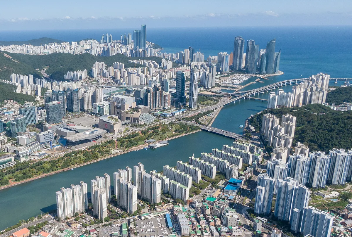 Haeundae-gu in Busan, South Korea