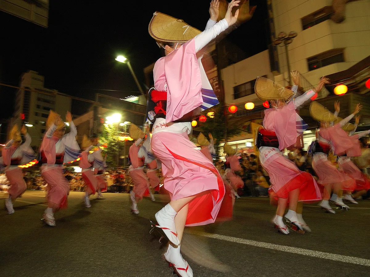 Tokushima Awa Odori in Tokushima, Japan
