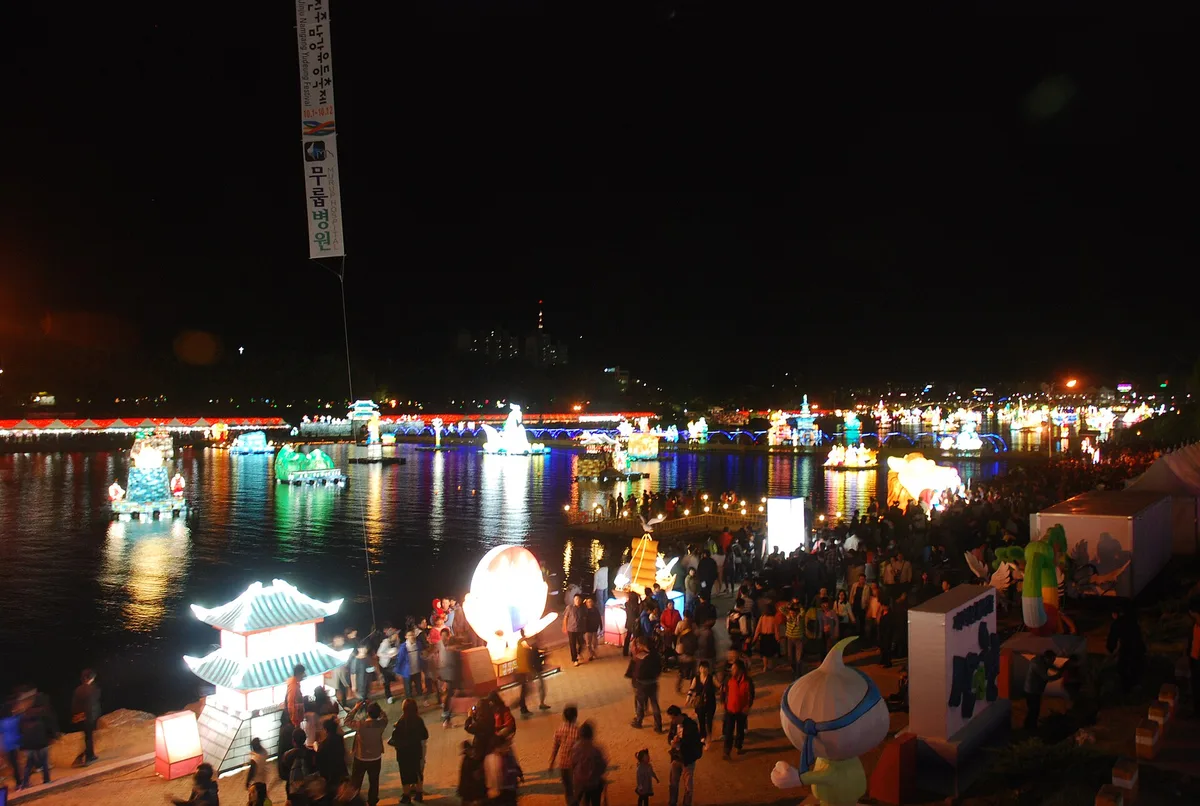 Lantern Festival in Jinju in Jinju, South Korea