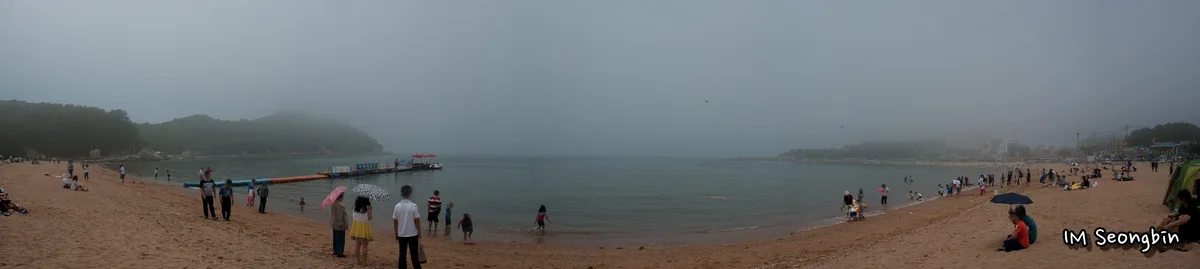 Eurwangni Beach in Incheon, South Korea
