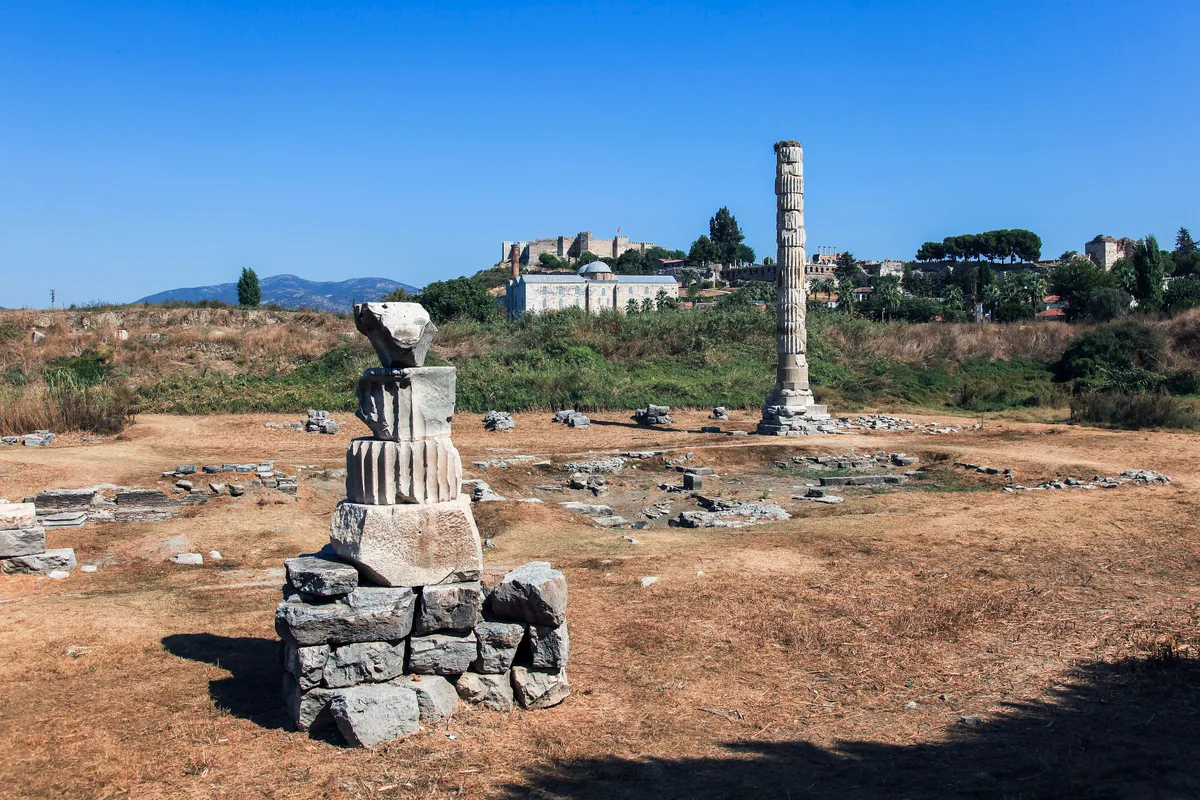 The Temple of Artemis in Selcuk, Turkey