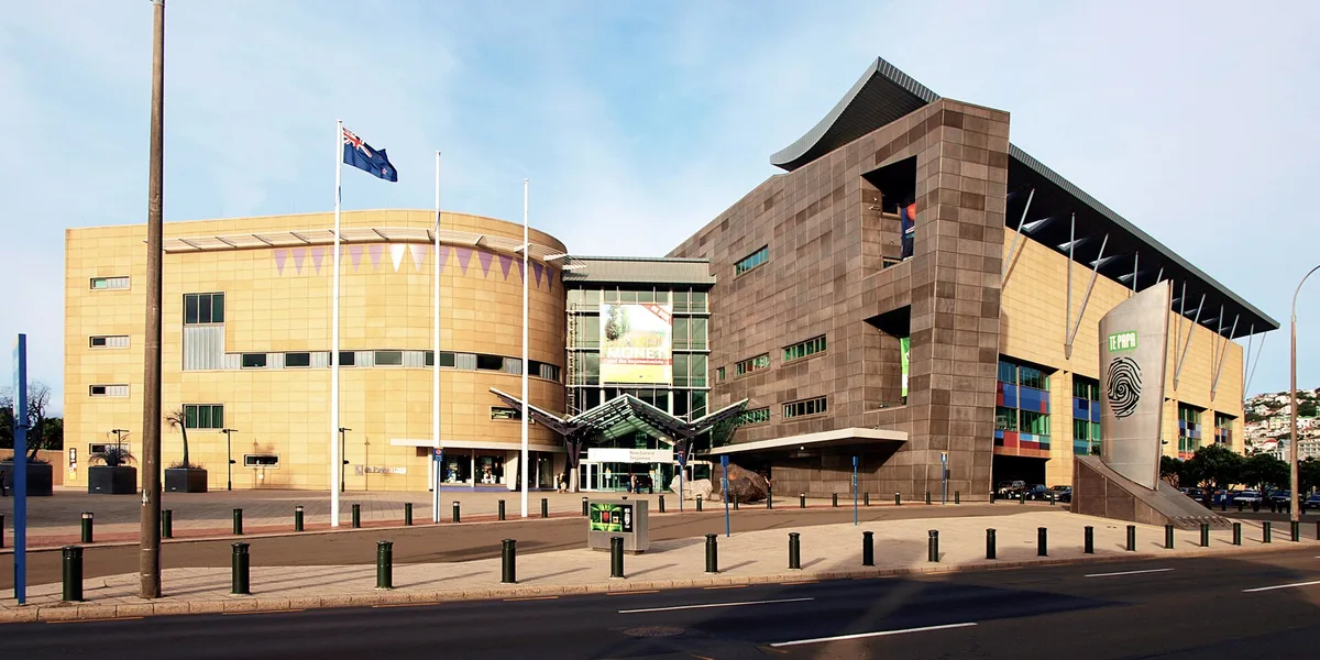 Museum of New Zealand Te Papa Tongarewa in Wellington, New Zealand
