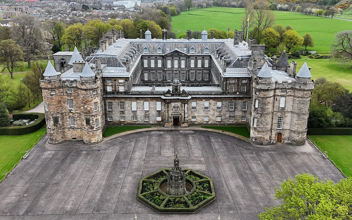Palace of Holyroodhouse in Edinburgh, United Kingdom