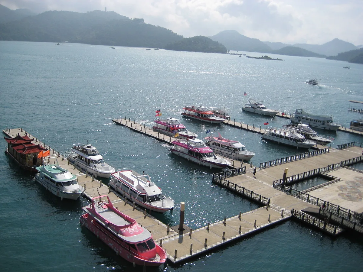 Shuishe Pier in Sun Moon Lake, Taiwan