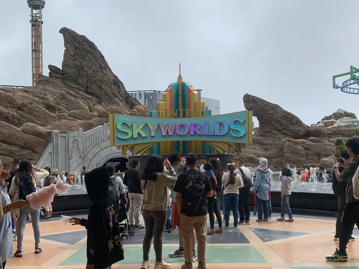 Genting SkyWorlds Theme Park in Genting Highlands, Malaysia