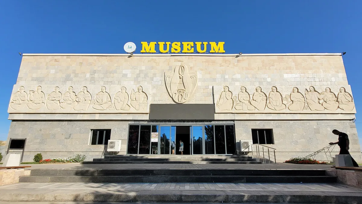 Afrasiyab Museum in Samarkand, Uzbekistan