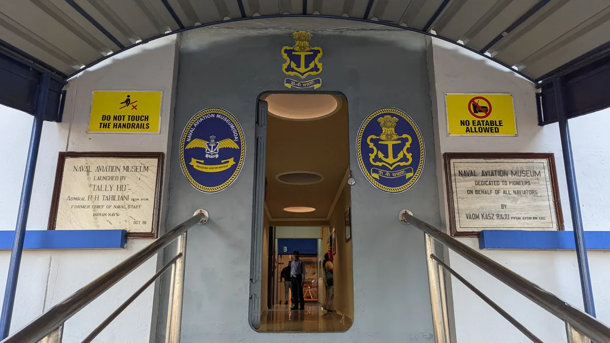 Museo de Aviación Naval en Goa, India