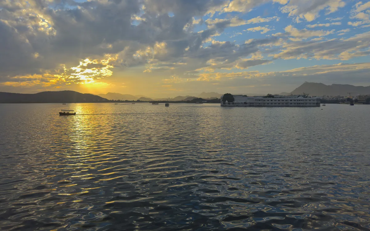 Pichola Lake, Udaipur in Udaipur, India