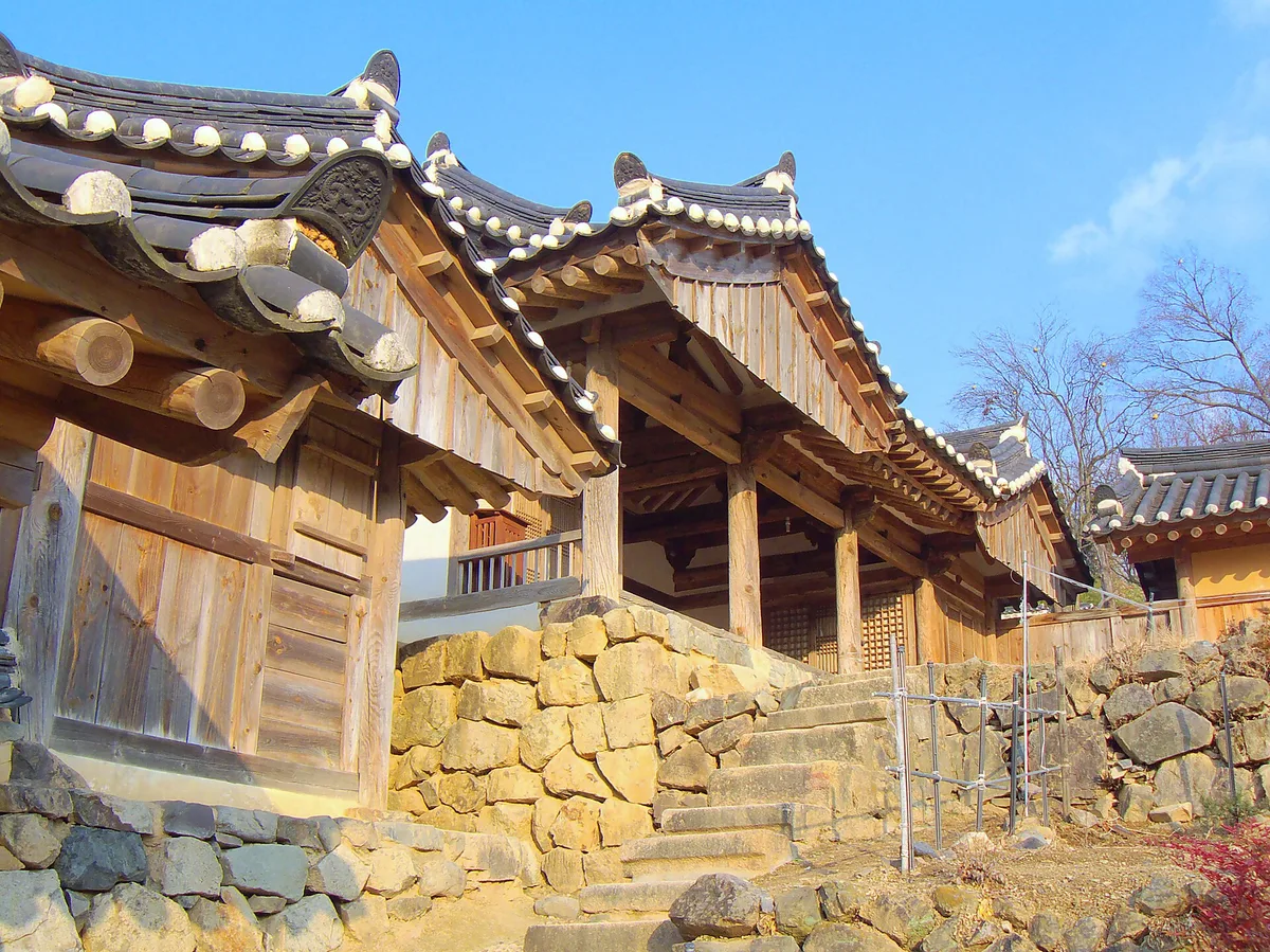 Yangdongmaeul-gil in Gyeongju, South Korea