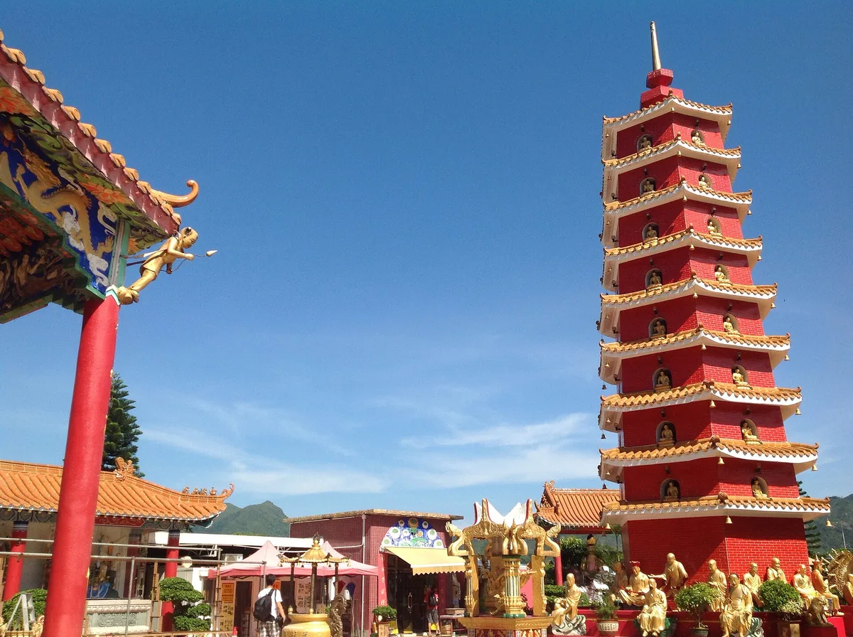 Ten Thousand Buddhas Monastery in Sha Tin, Hong Kong