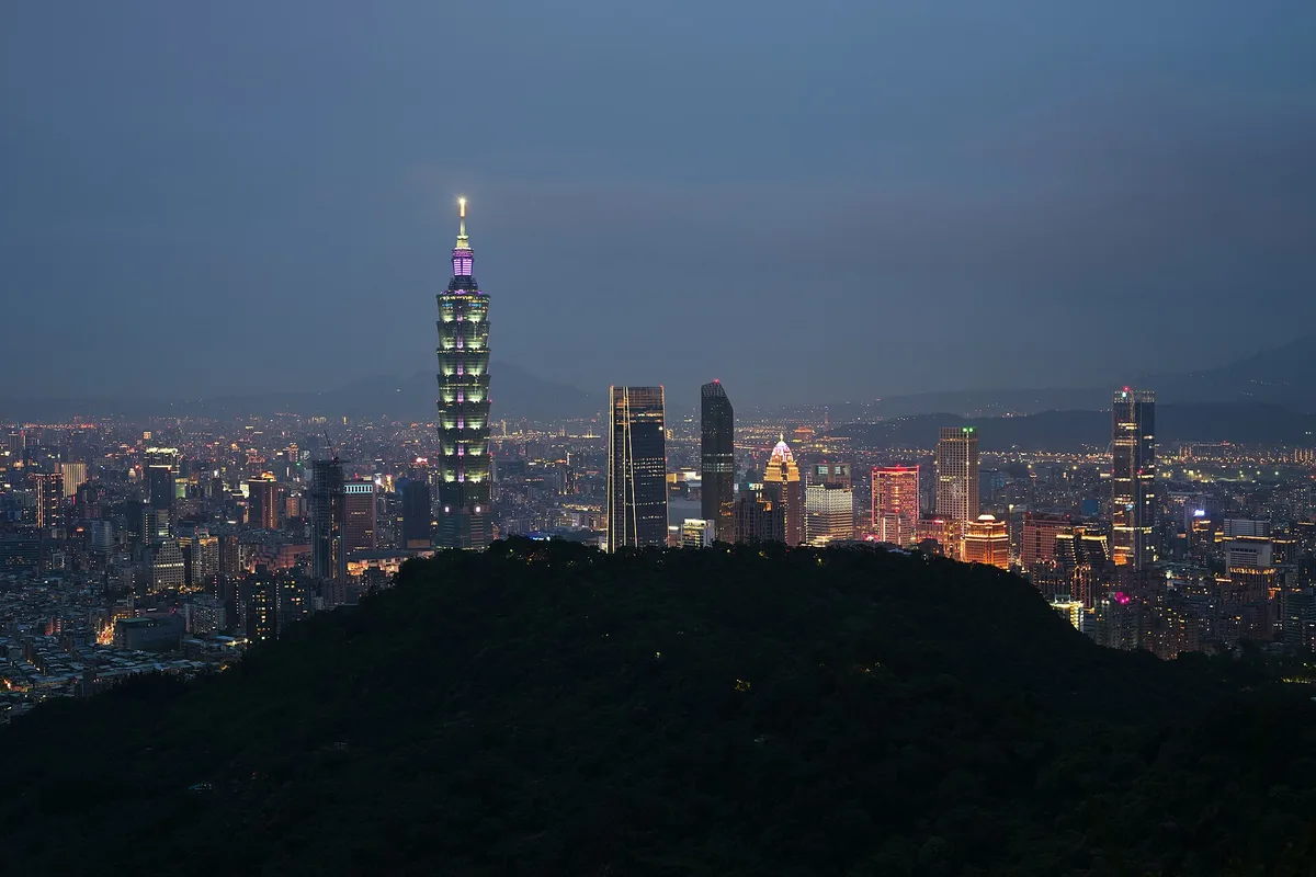 Elephant Mountain in Taipei, Taiwan