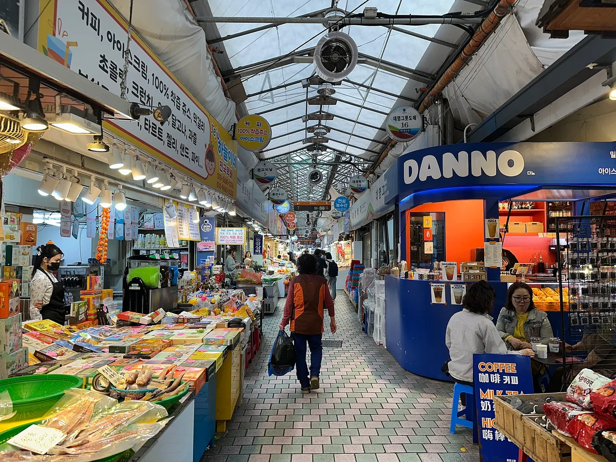 Dongmun Traditional Market in Jeju, South Korea