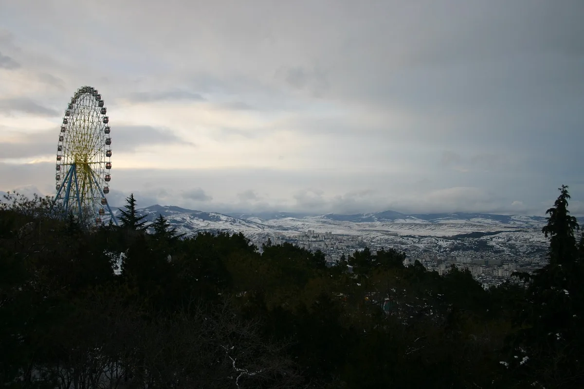 Mtatsminda Park in Tbilisi, Georgia