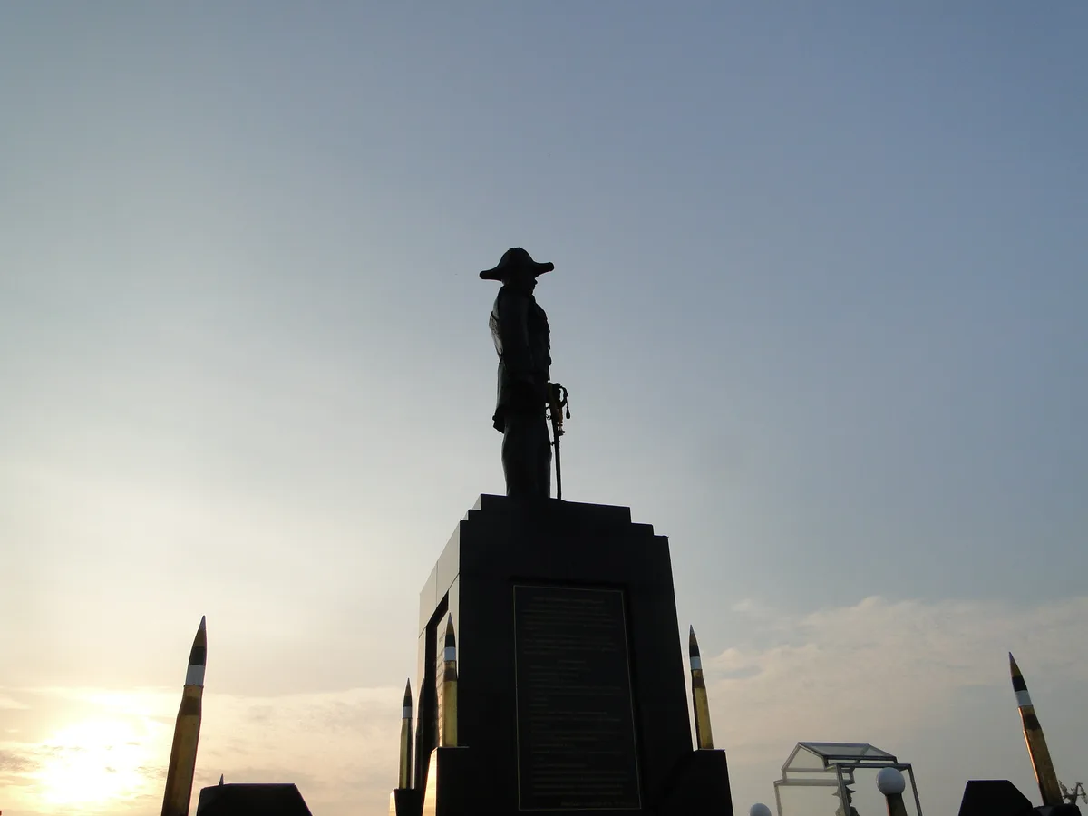 Prince of Chumphon Monument in Pattaya, Thailand