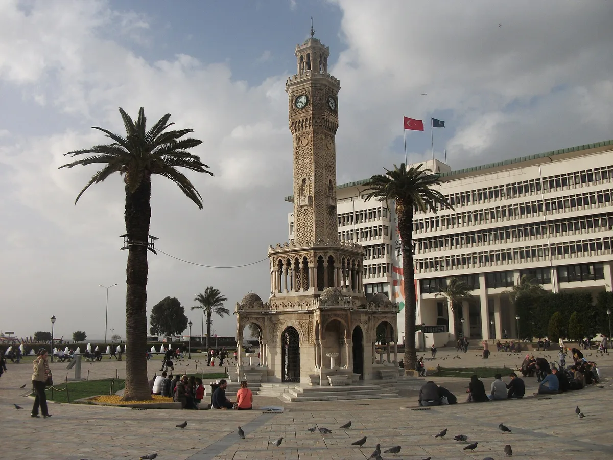 Clock Tower of İzmir in Izmir, Turkey
