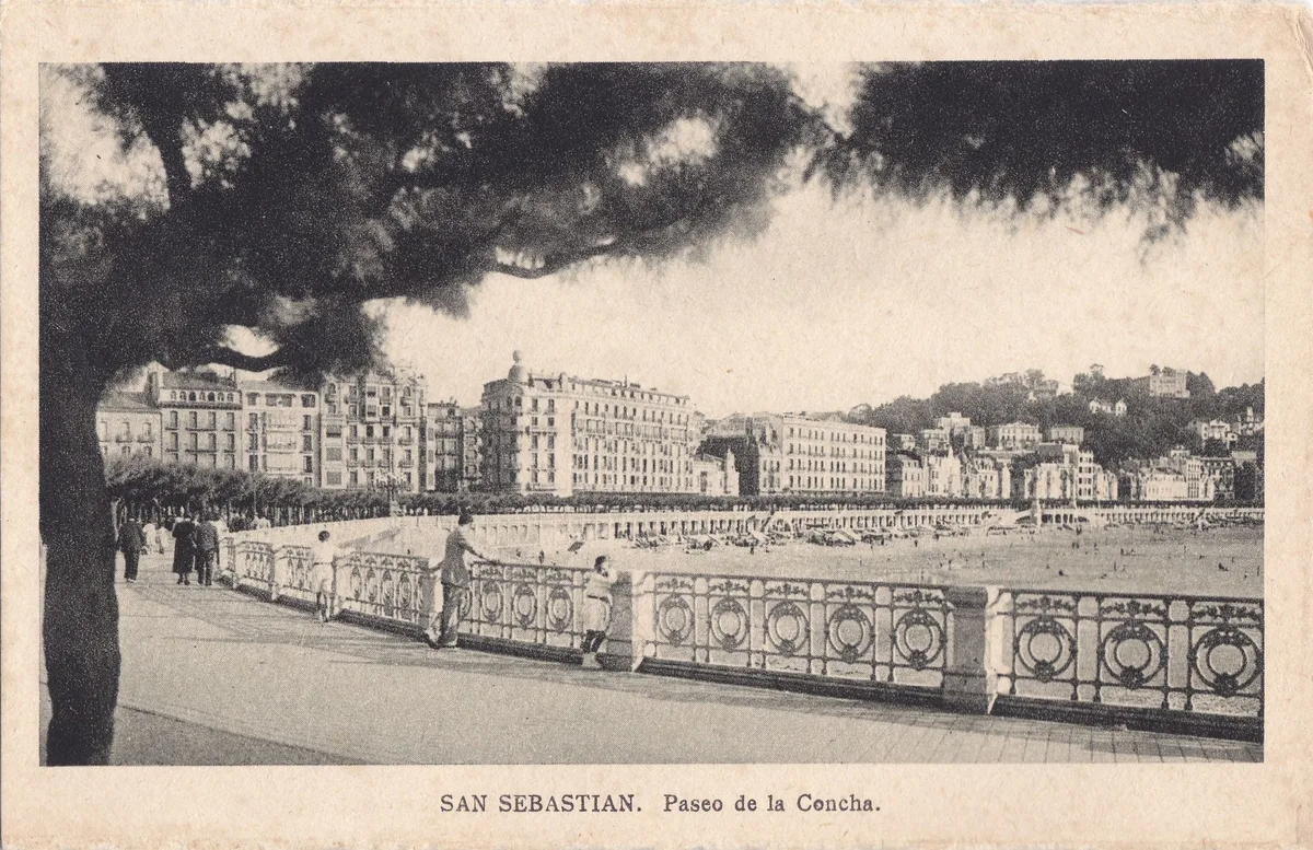 Paseo de La Concha in San Sebastian, Spain