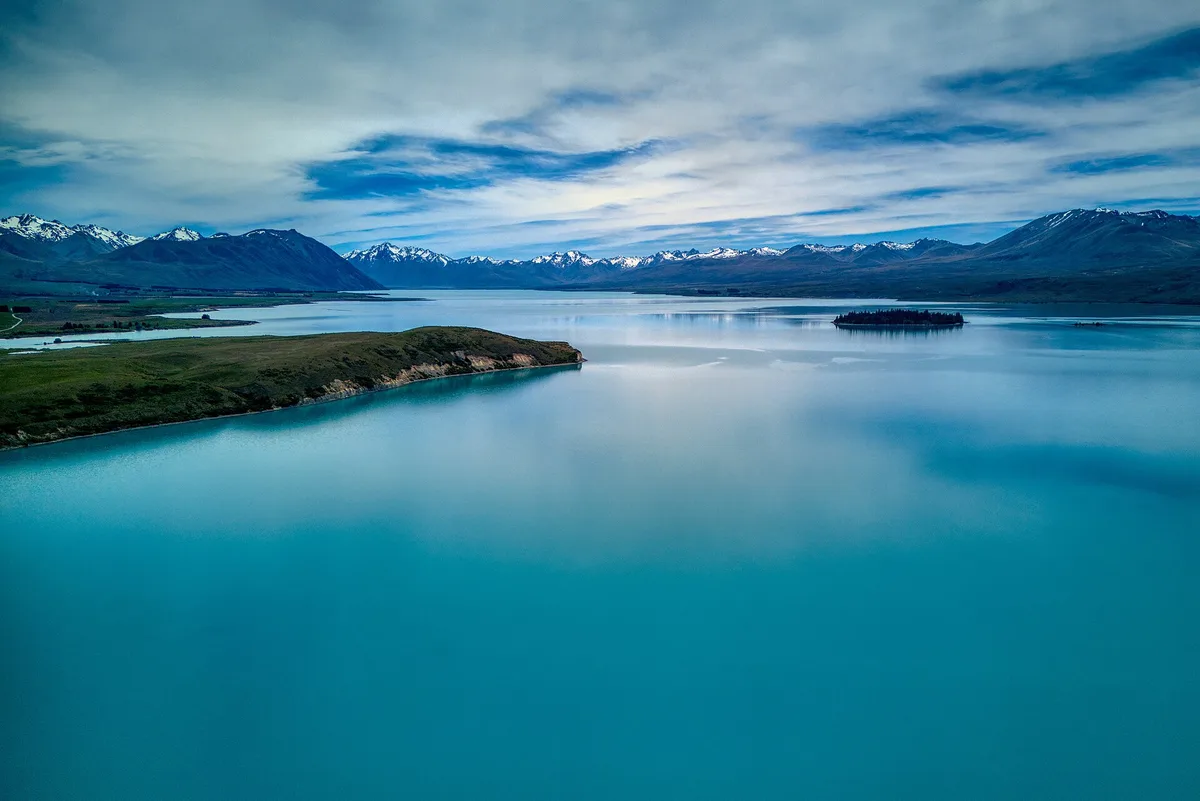 Lake Tekapo in Lake Tekapo, New Zealand