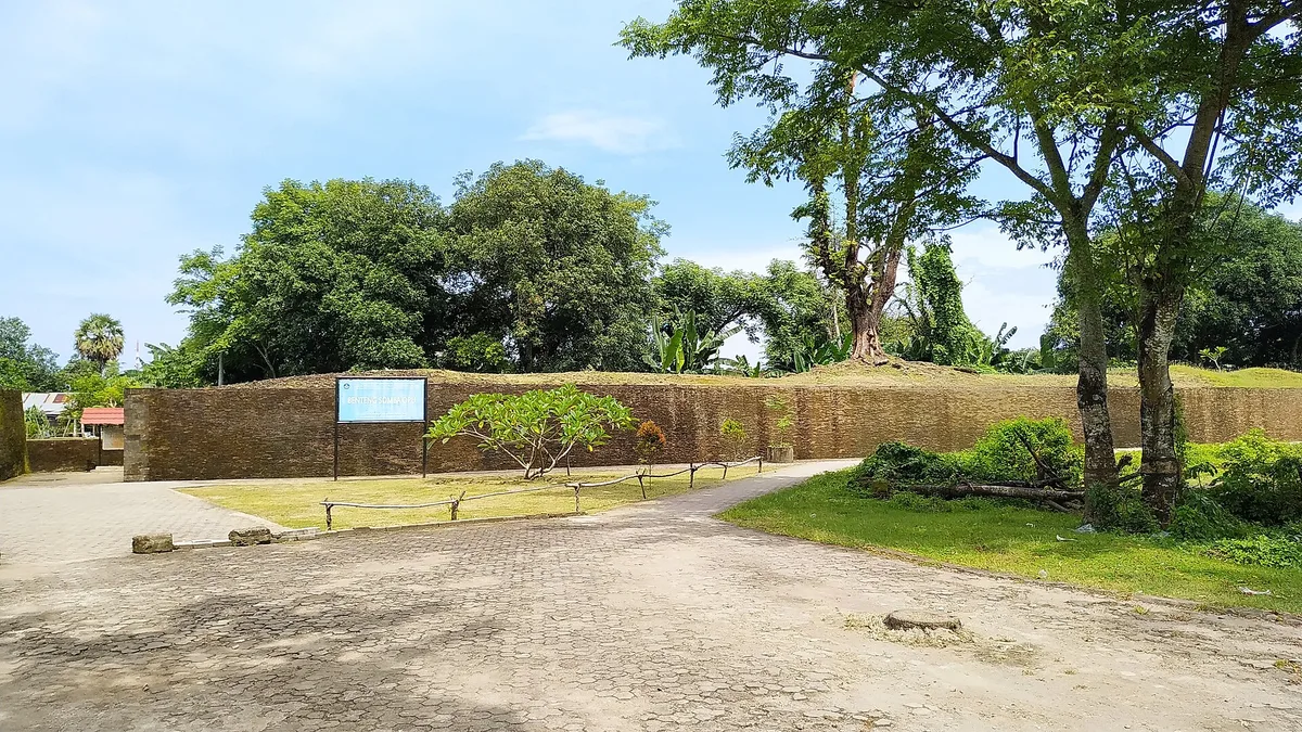 Fort Somba Opu in Makassar, Indonesia