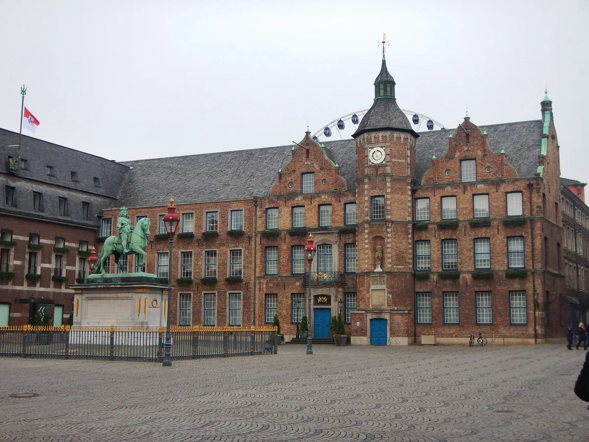 Marktplatz in Düsseldorf, Germany
