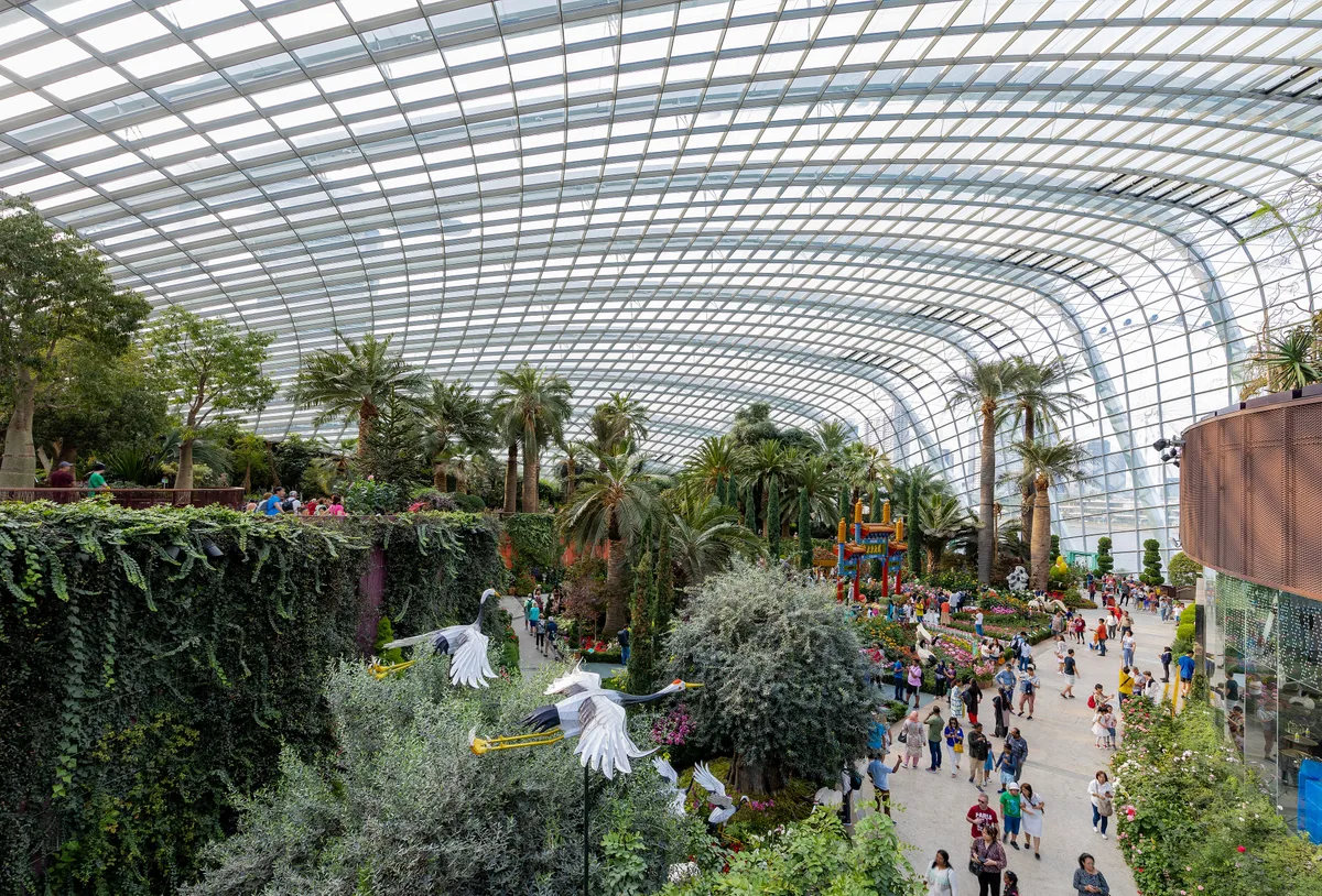 Flower Dome in Marina Bay, Singapore