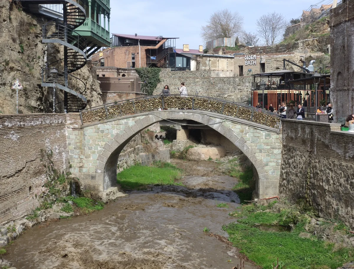 Bridge Of Love in Tbilisi, Georgia
