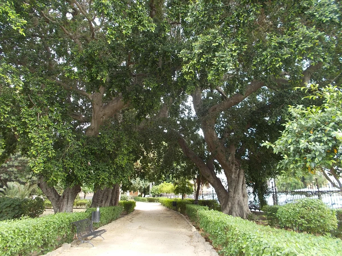 Giardino Garibaldi in Palermo, Italy