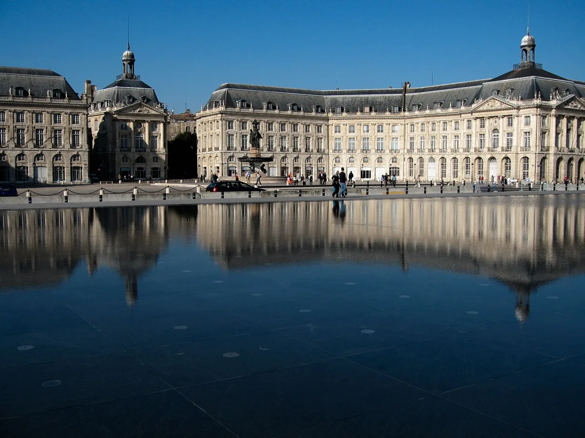 Miroir d'eau in Bordeaux, France