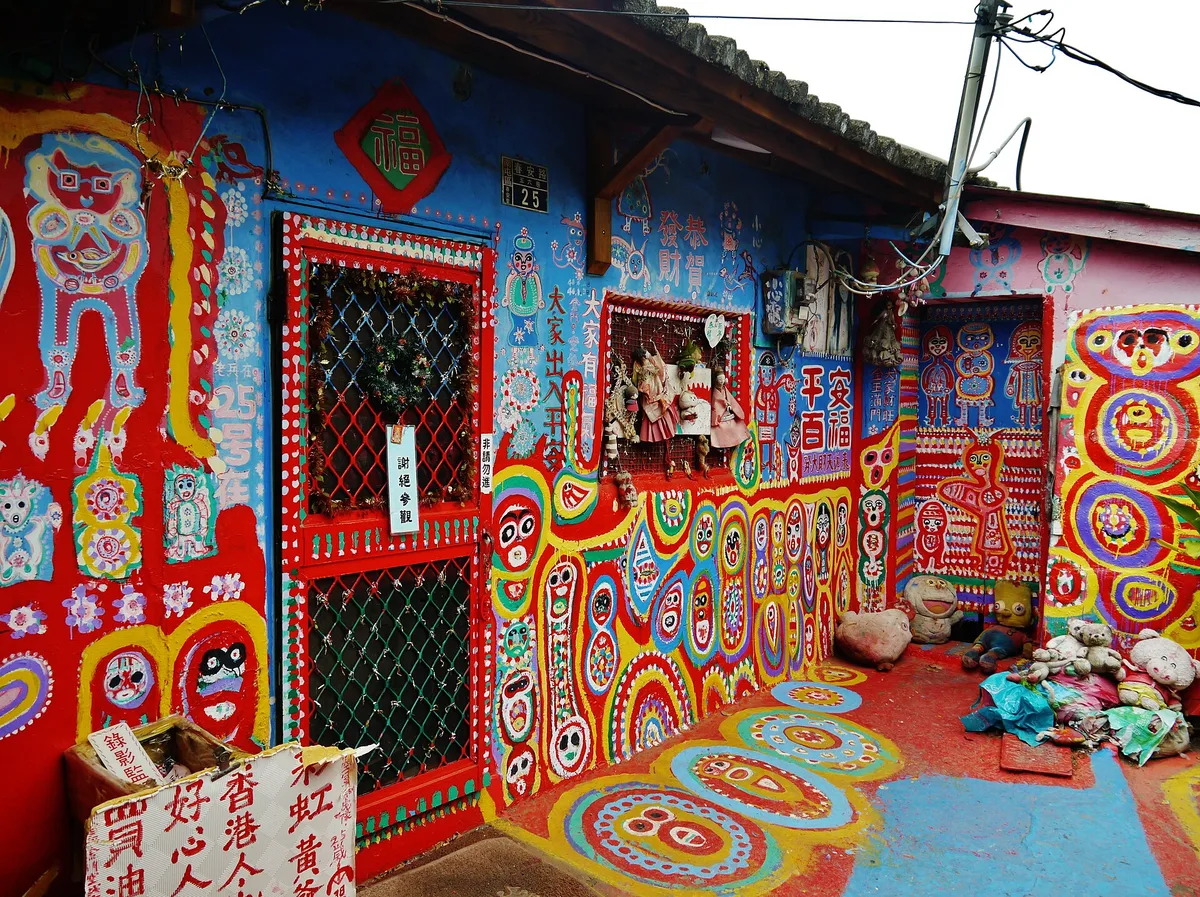 Rainbow Village in Taichung, Taiwan
