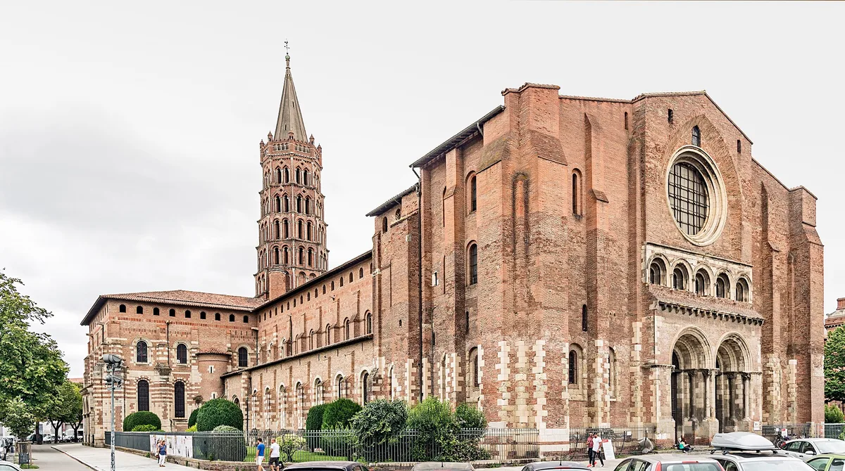 Basilique Saint-Sernin de Toulouse in Toulouse, France