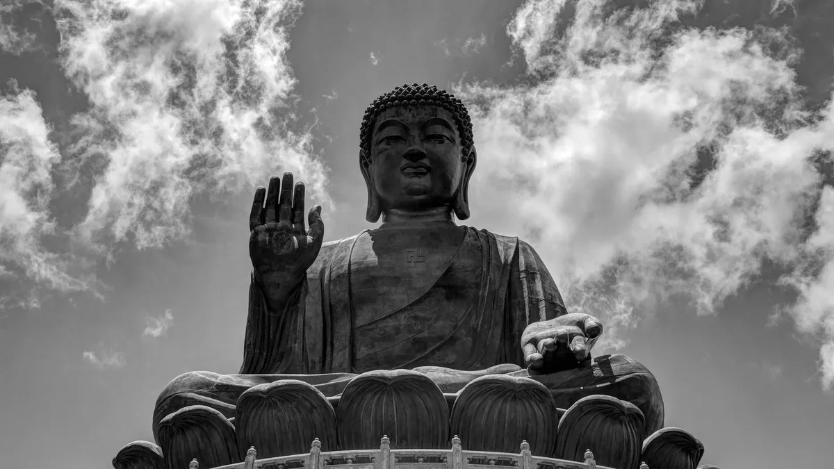 Big buddha in Lantau Island, Hong Kong