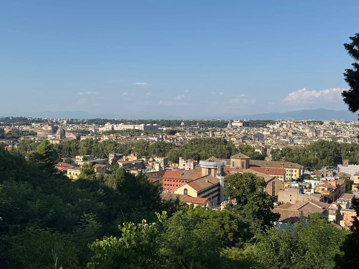 Janiculum Hill in Rome, Italy