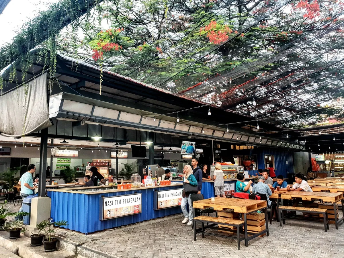 Gajah Mada Food Street in Jakarta, Indonesia