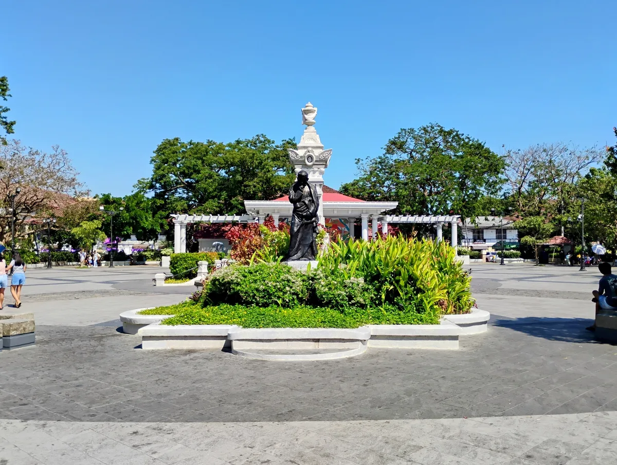 Plaza Padre Jose Burgos in Vigan, Philippines