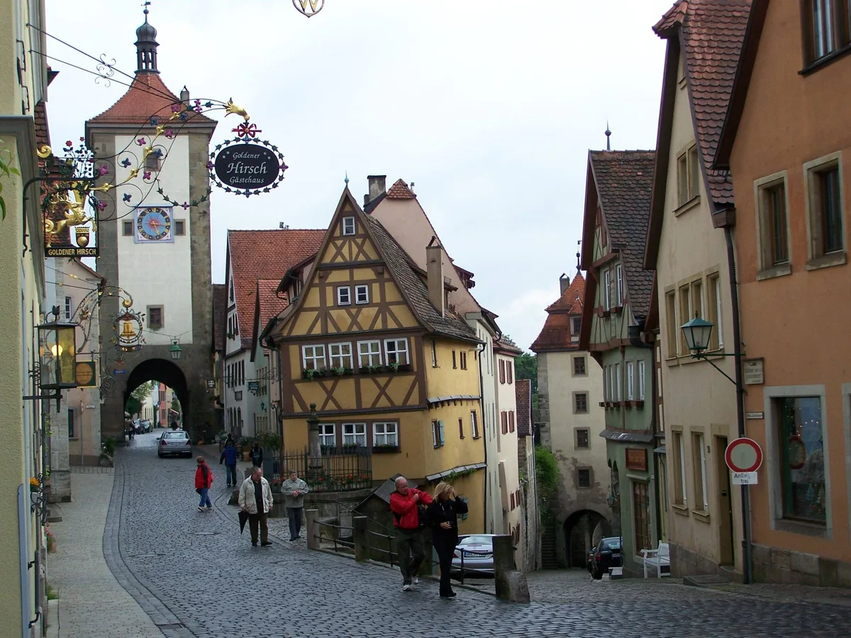 Plönlein in Rothenburg ob der Tauber, Germany