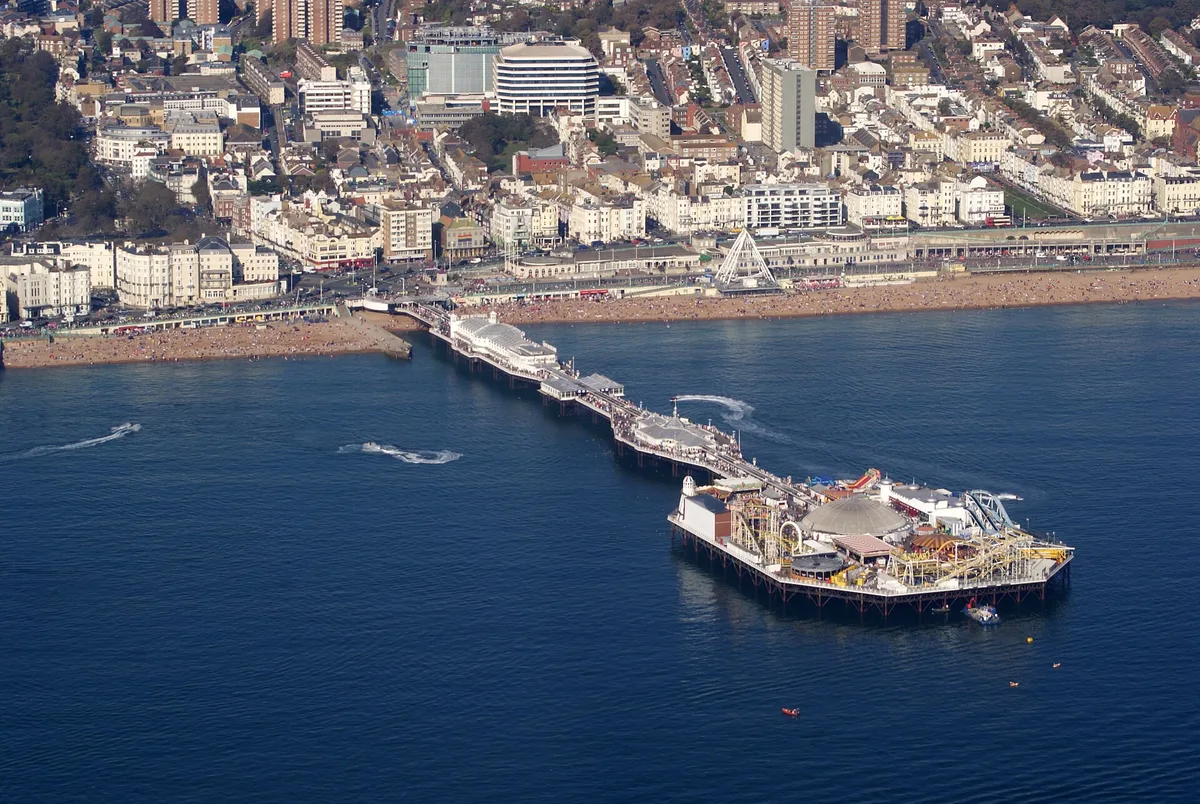 Brighton Palace Pier in Brighton, United Kingdom