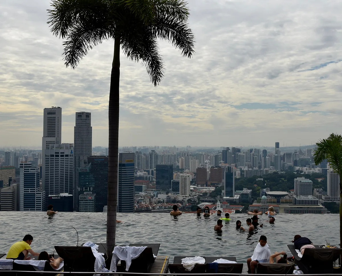SkyPark Observation Deck in Marina Bay, Singapore
