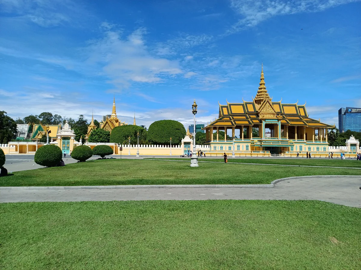 Royal Palace Park in Phnom Penh, Cambodia