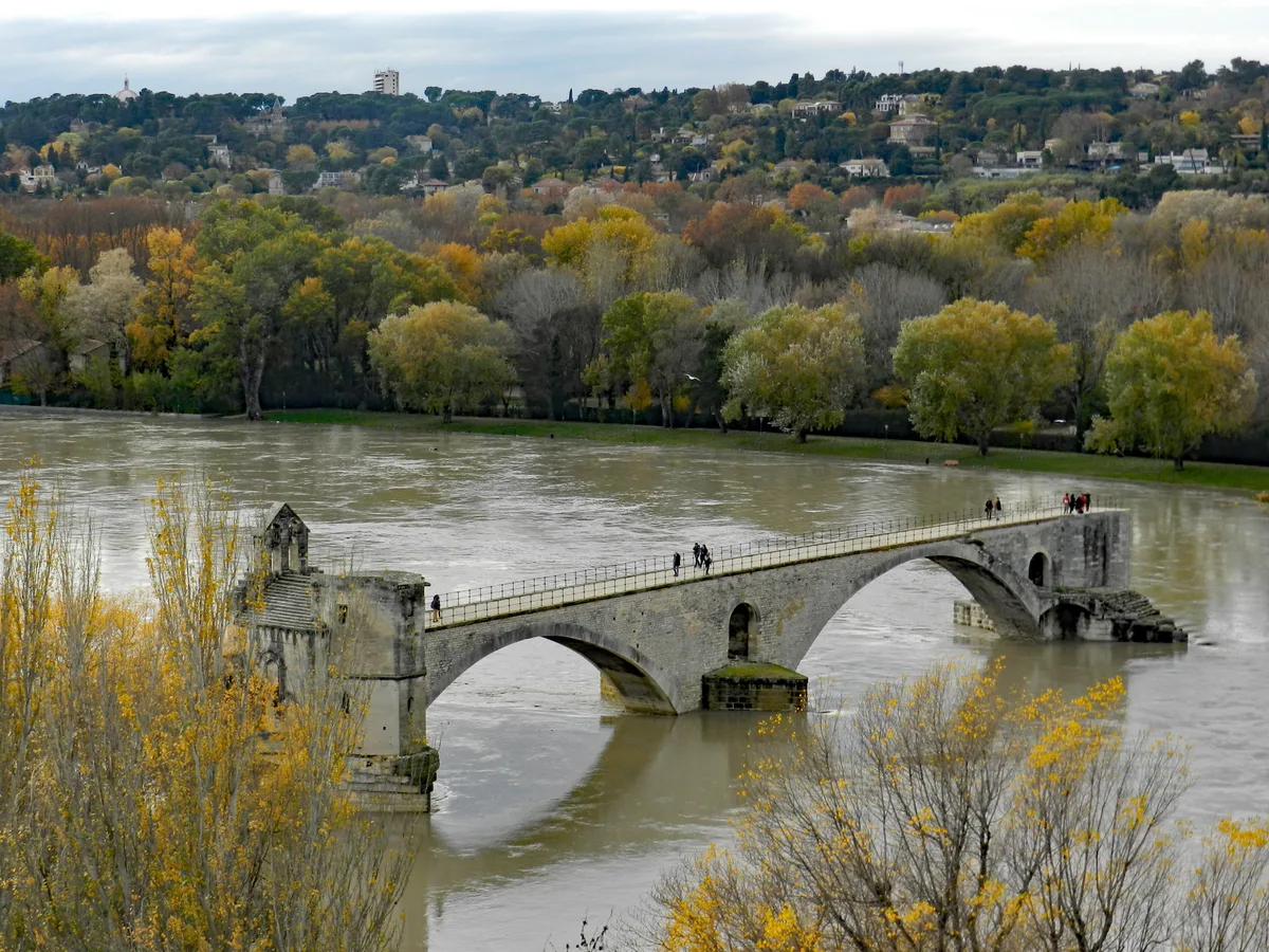 The Bridge of Avignon in Avignon, France