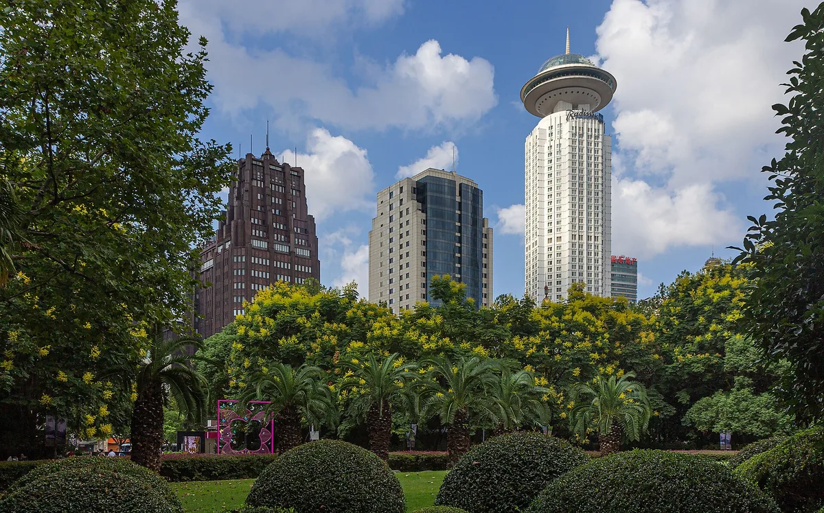 People's Park in Shanghai, China
