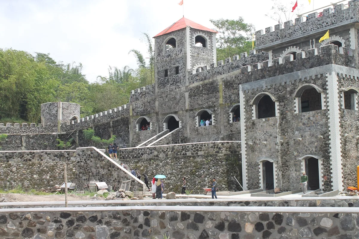 The Lost World Castle in Yogyakarta, Indonesia